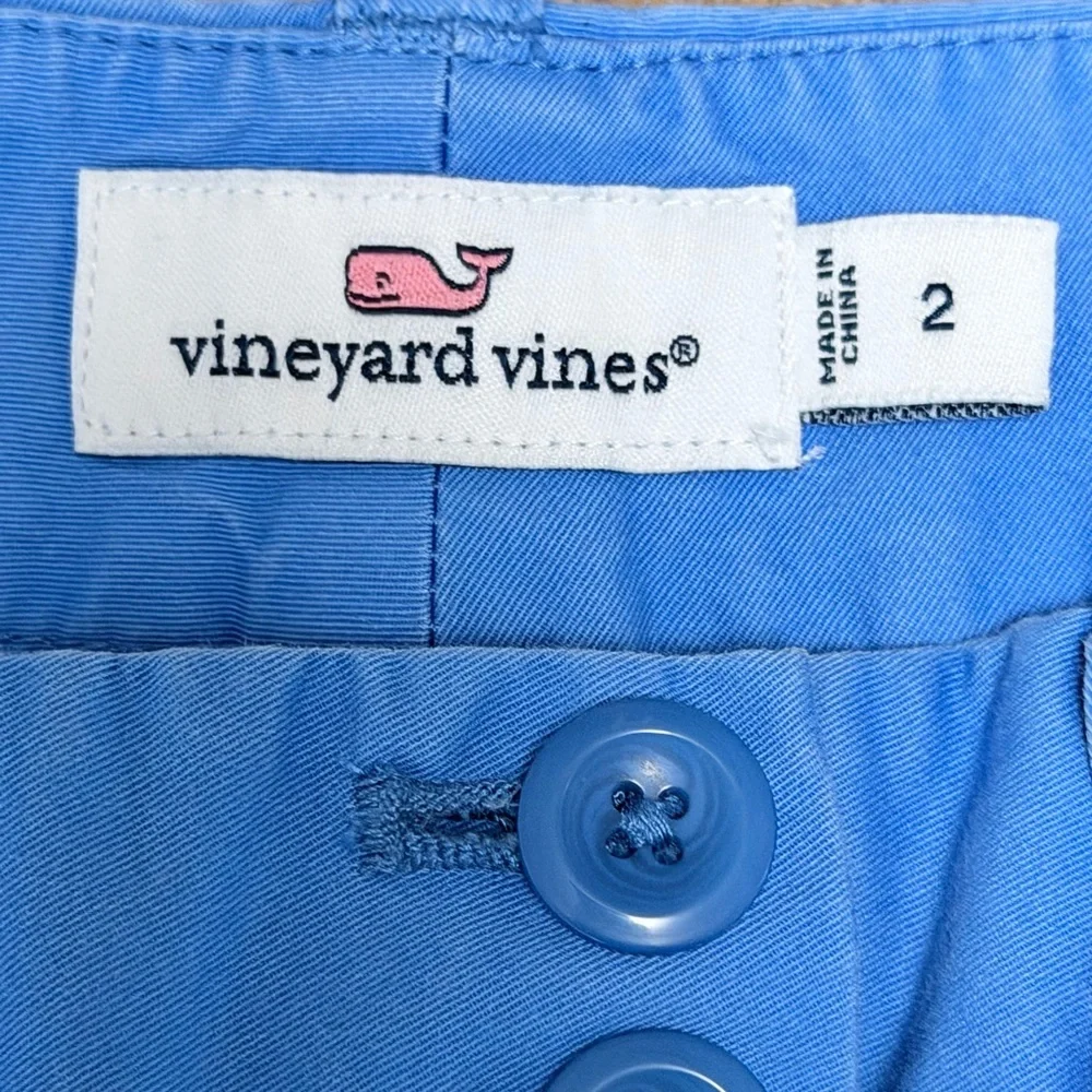 Vineyard Vines Blue Stretch Bermuda /Chino Shorts – Size 2